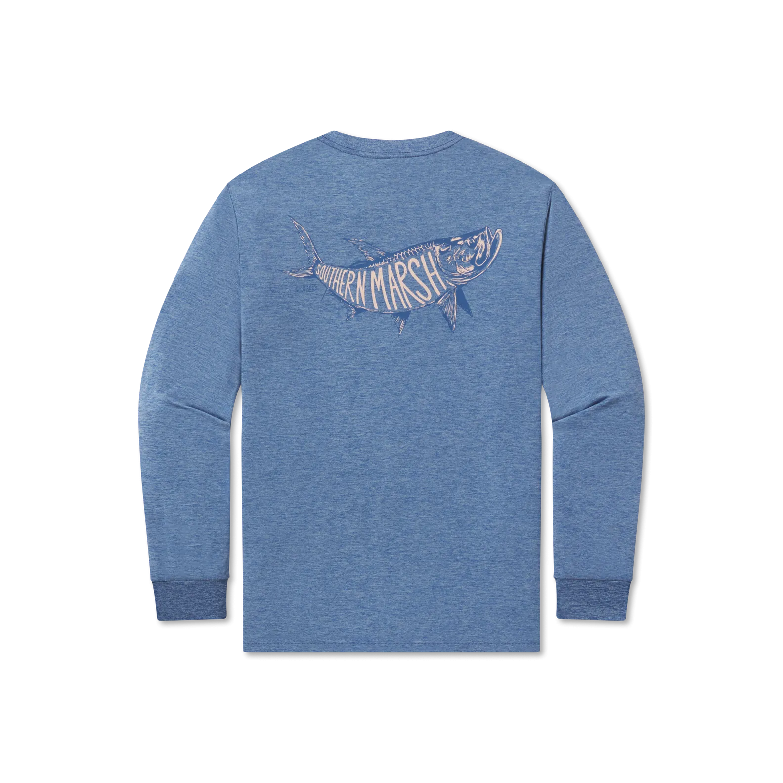 FieldTec™ Heathered Tee - Tarpon Whispers - Long Sleeve