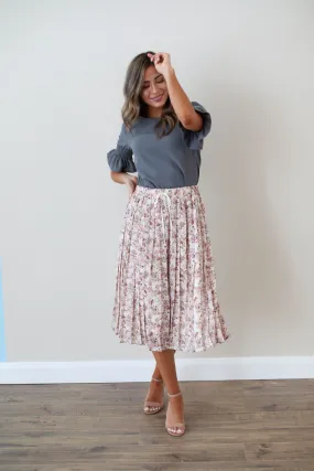 Floral Flare Skirt