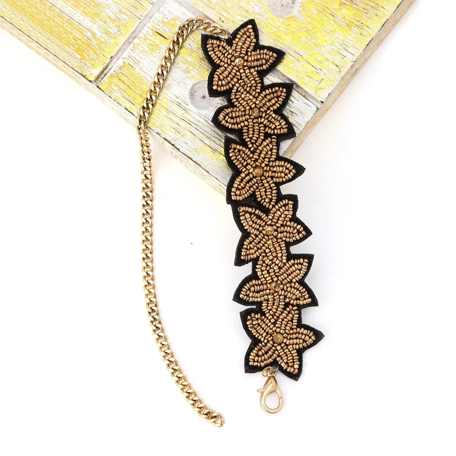 Golden Leaf Choker