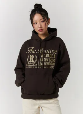 Graphic Lettering Hoodie CD329