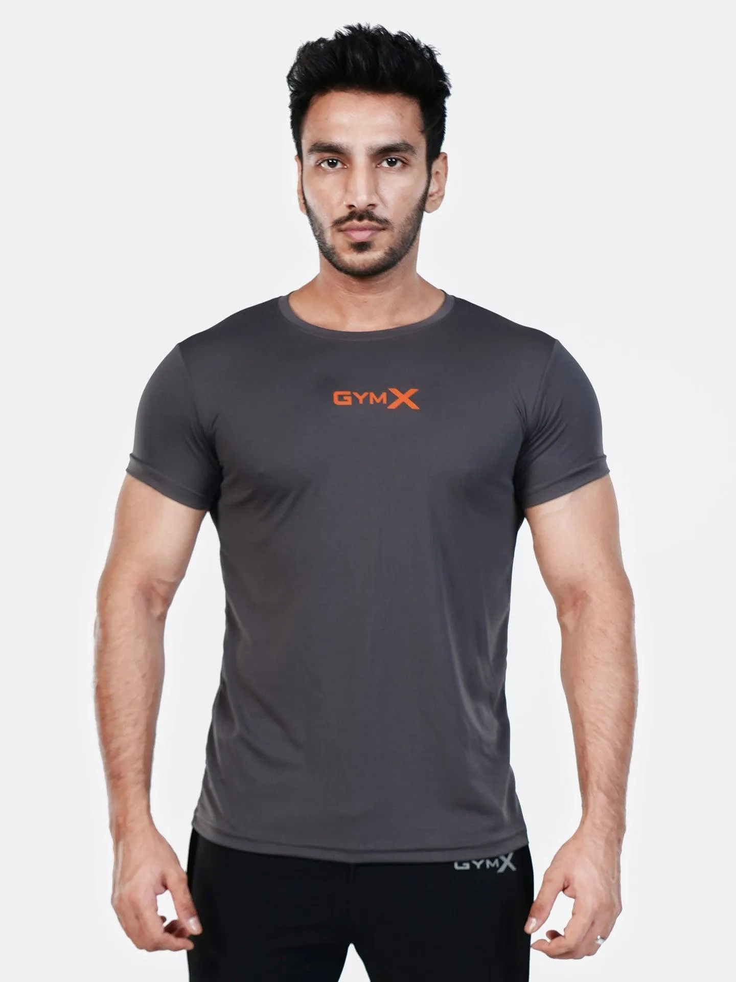 GymX Ultra Lite Tee: Bullet Grey - Sale