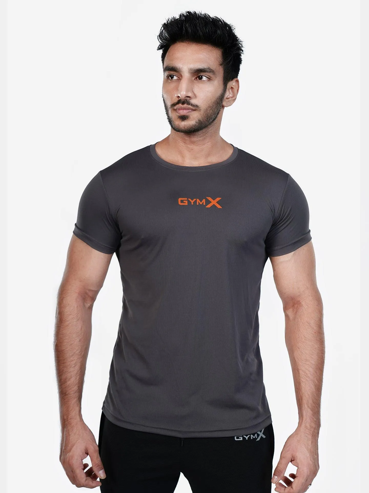 GymX Ultra Lite Tee: Bullet Grey - Sale