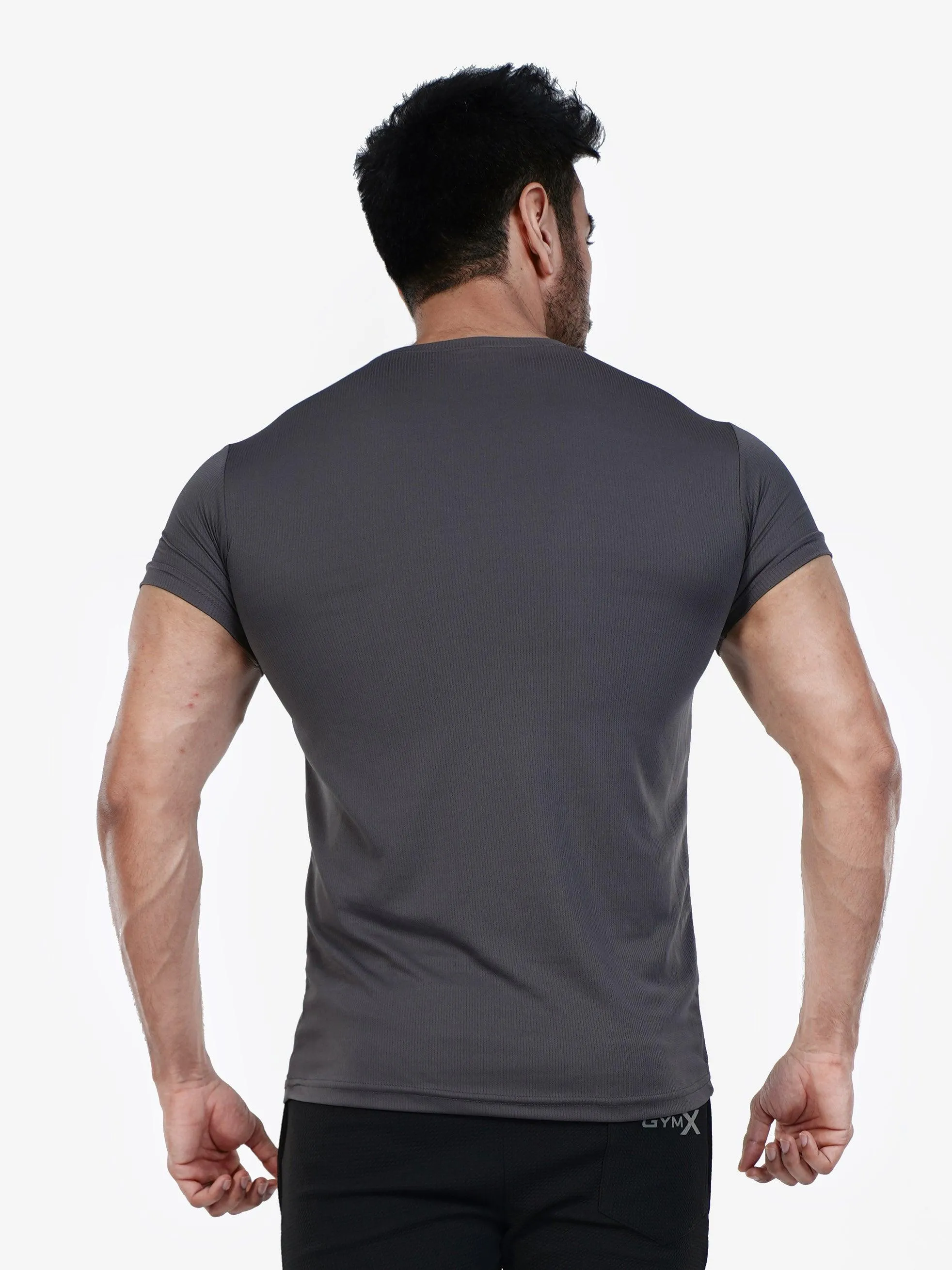 GymX Ultra Lite Tee: Bullet Grey - Sale