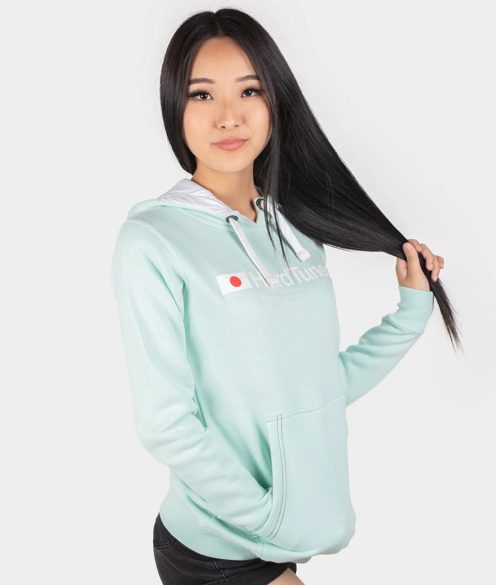 Hardtuned Essential Womens Hoodie - Aqua