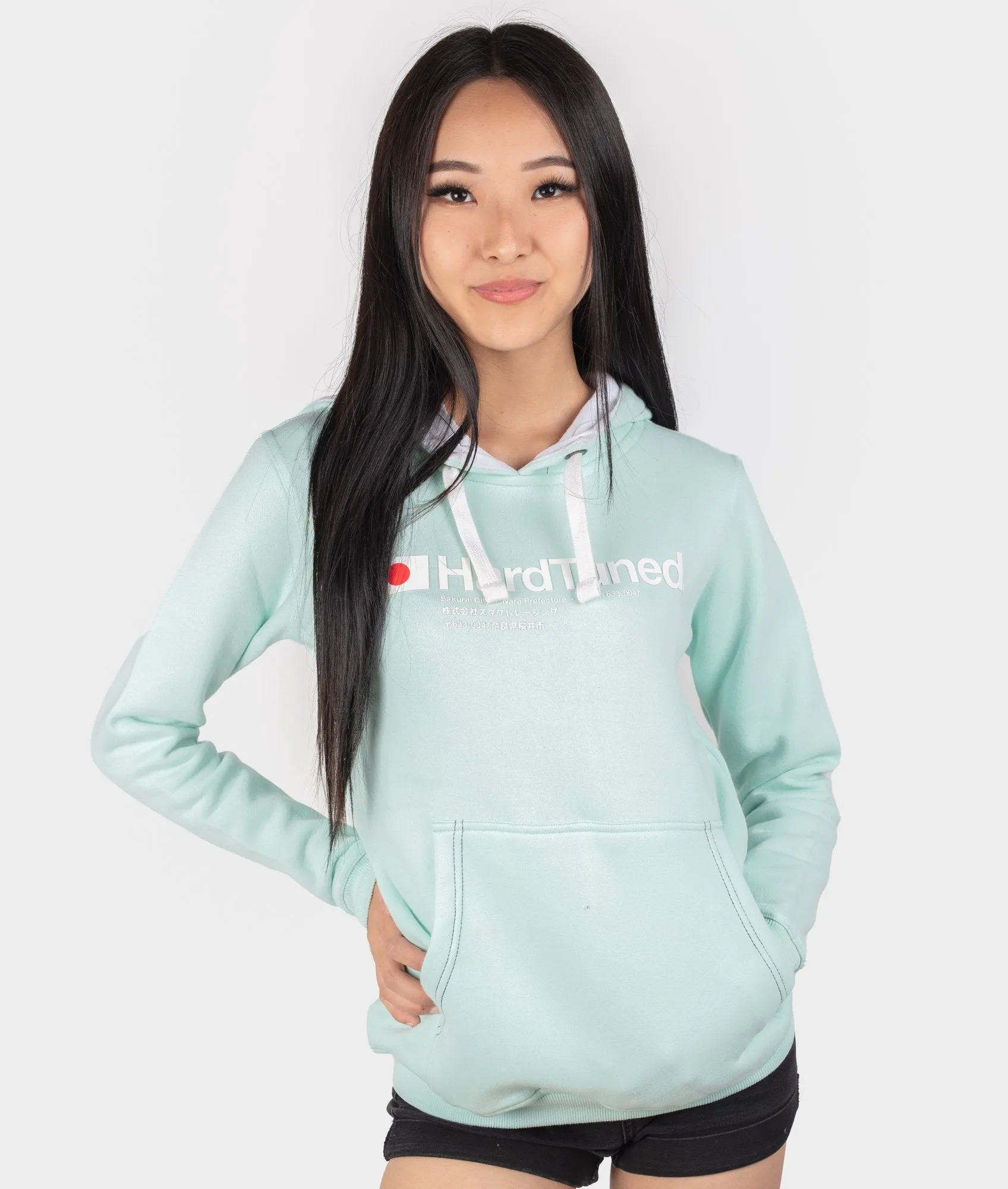 Hardtuned Essential Womens Hoodie - Aqua