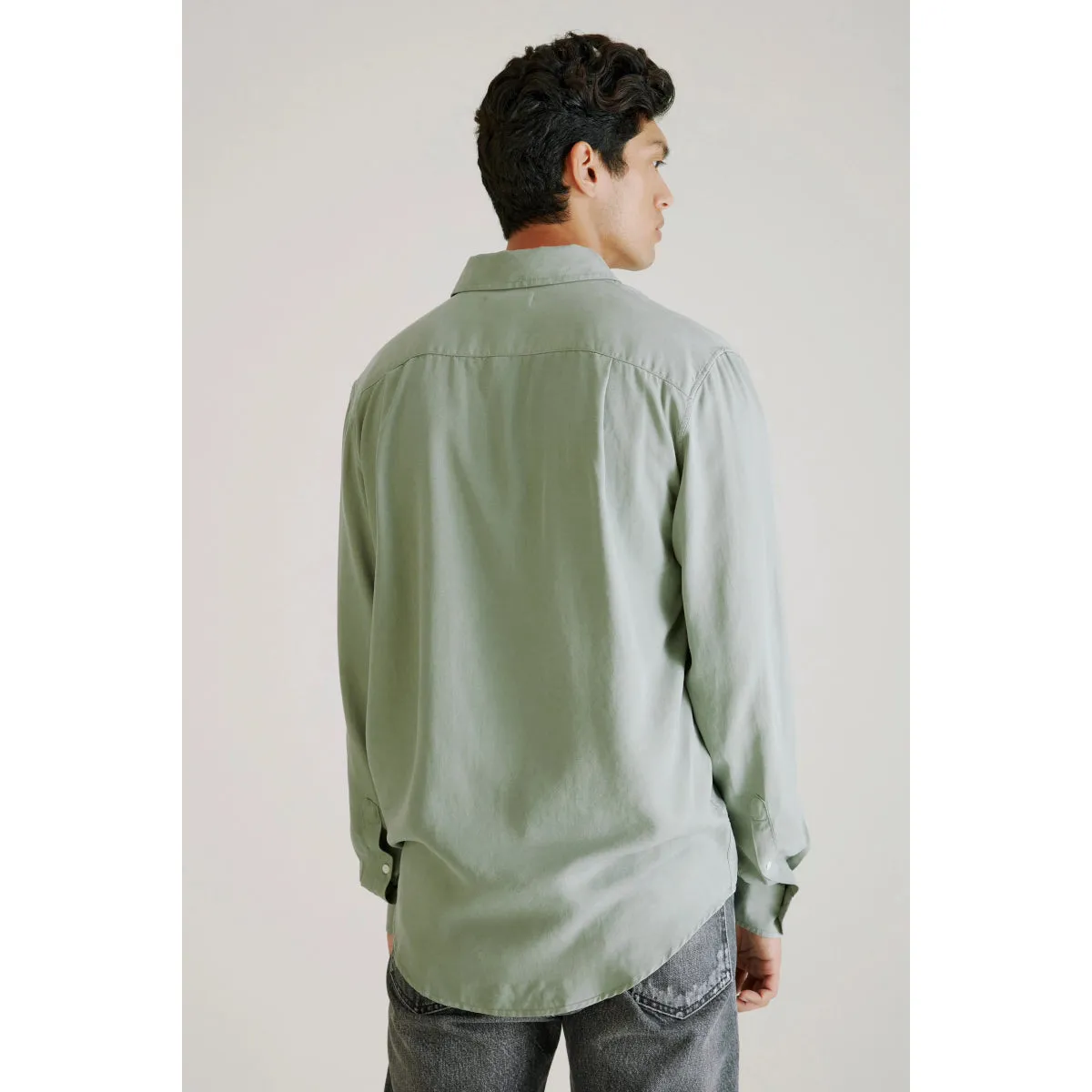 Hope Air Clean Shirt ash green tencel