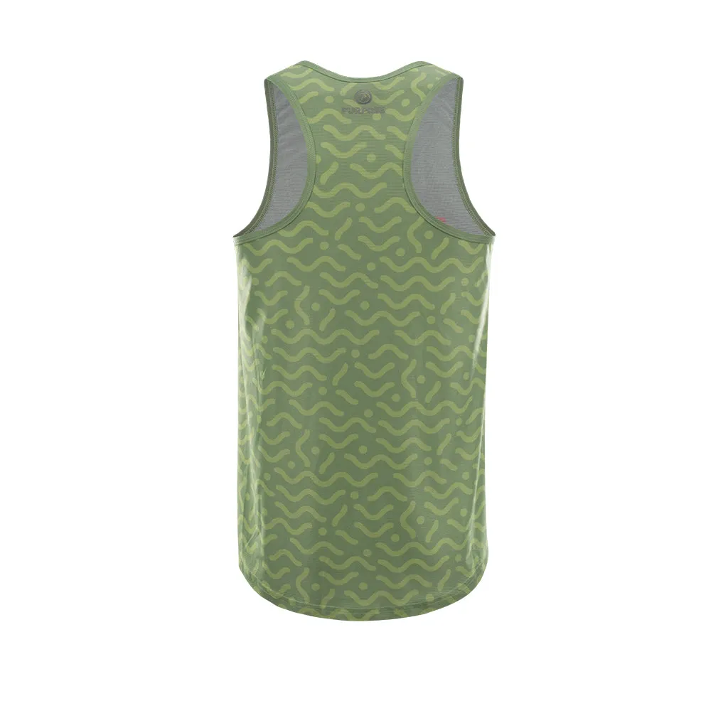 Hypermesh ELITE Running Singlet (Quartz Green)