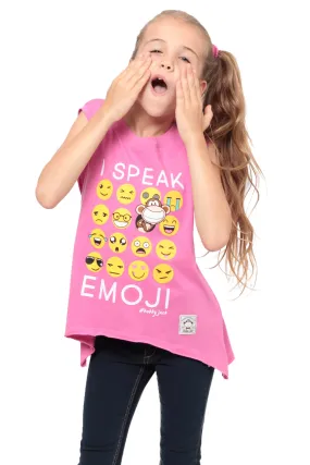 I Speak Emoji | Muscle Top - Pink