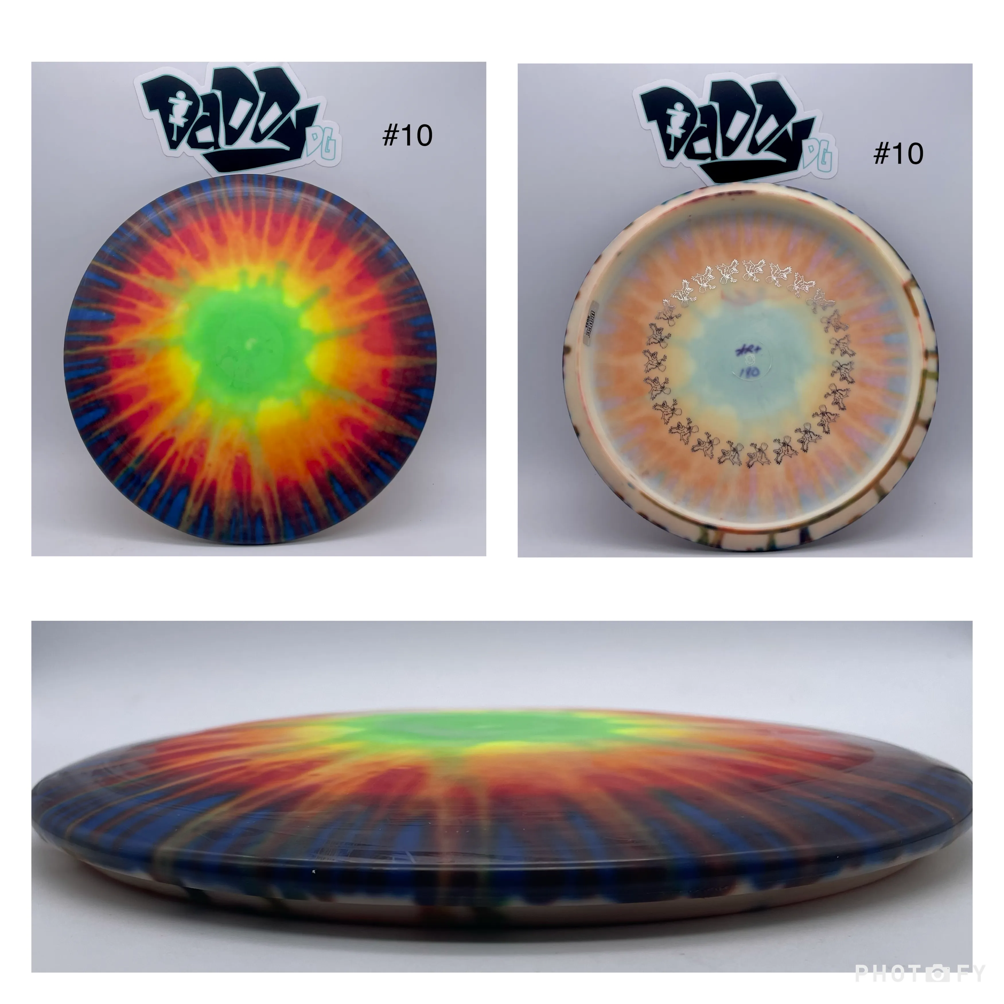 Innova USDGC I-Dye Bottom Stamp Star Roc  (Ring of Rocs) Midrange