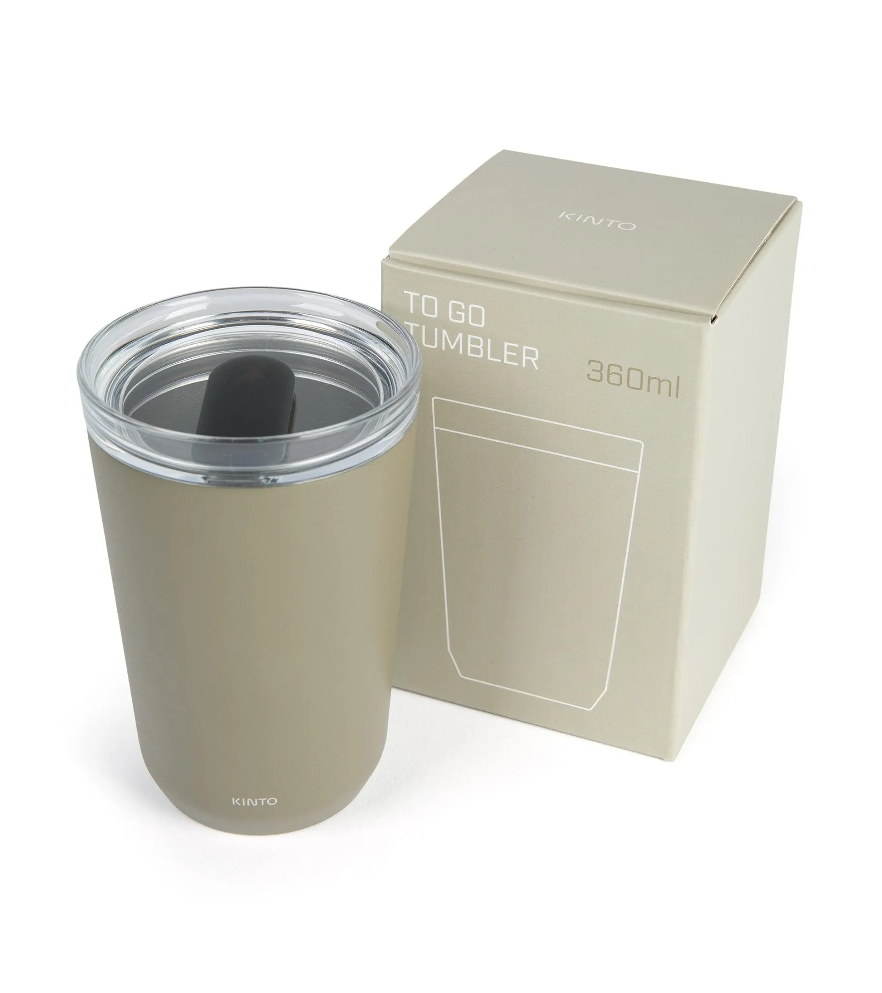 Kinto To Go 360ml Tumbler: Khaki