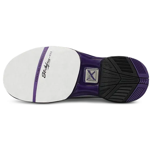 KR Strikeforce Dream White/Purple Left Hand High Performance Women's Bowling Shoes