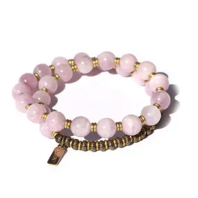 Kunzite Wrist Mala Bracelet