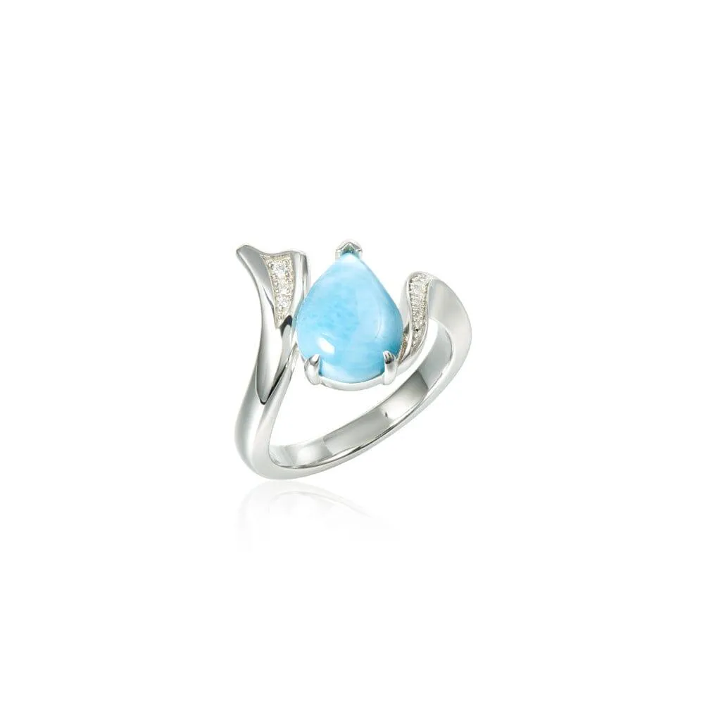 Larimar Glamour Ring