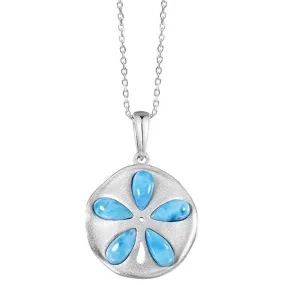 Larimar Kai Sand Dollar Pendant