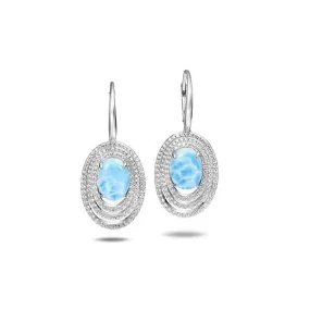 Larimar Lili'u Earrings