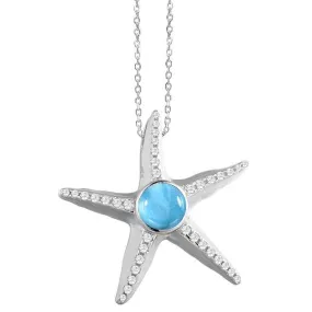 Larimar Ocean Star Pendant