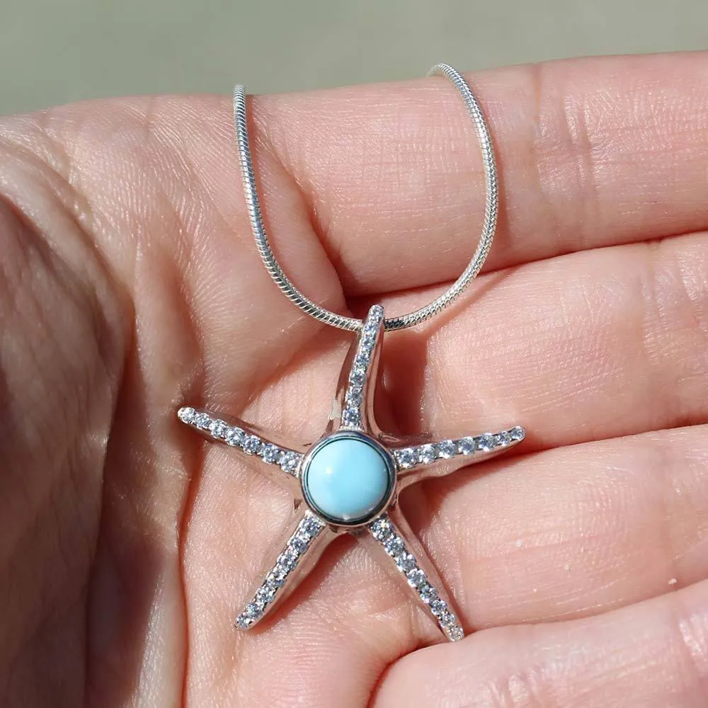 Larimar Ocean Star Pendant