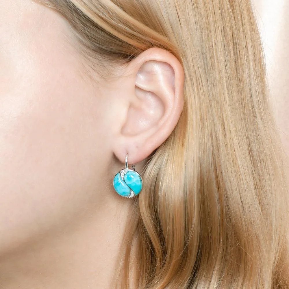 Larimar Universe Earrings