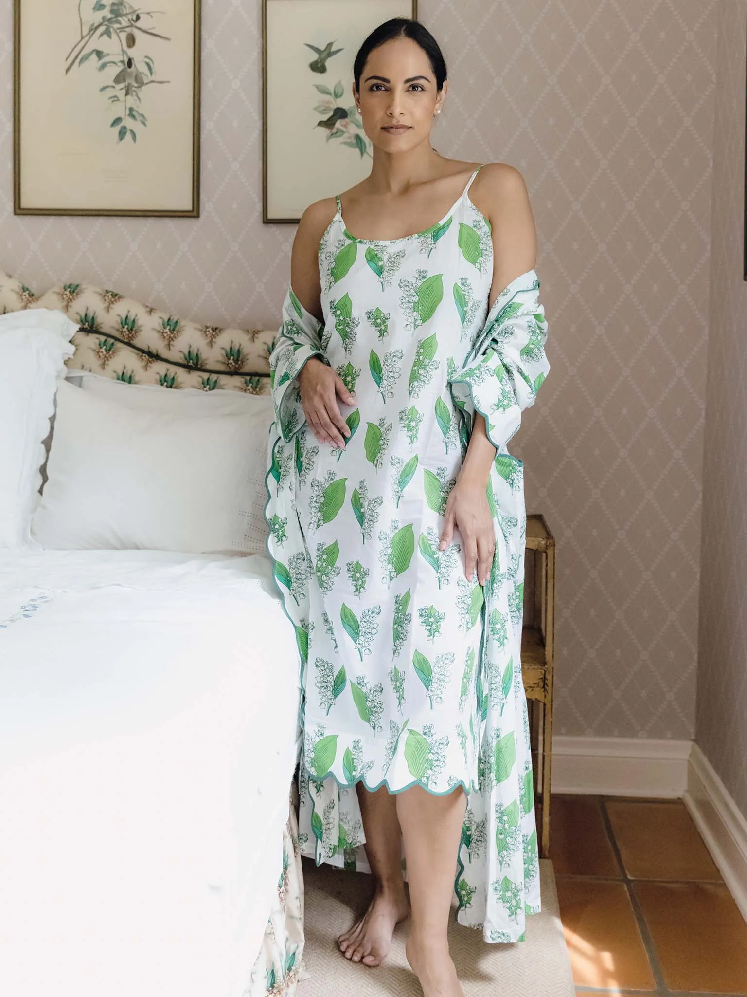 Lily-of-the-valley Slip Nightgown