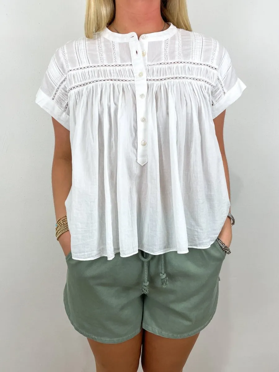 Louelle Top in White