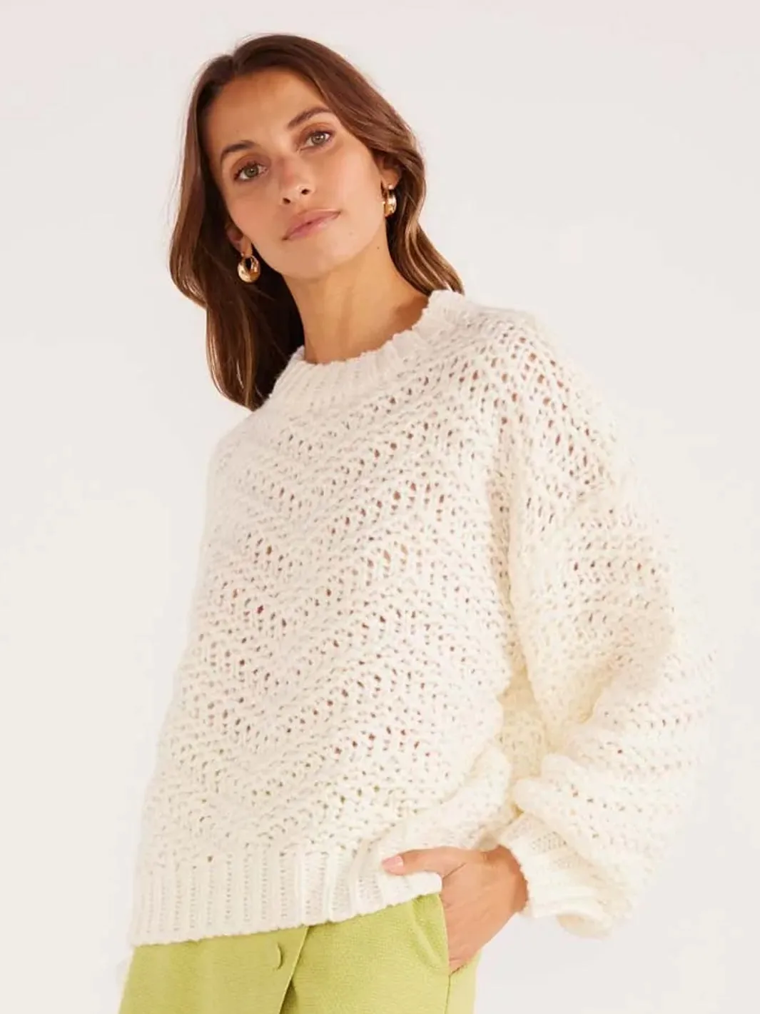 Luna Zig-Zag Knit Jumper MG2402805