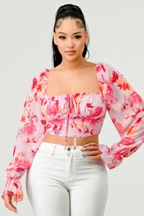 Maria floral Top