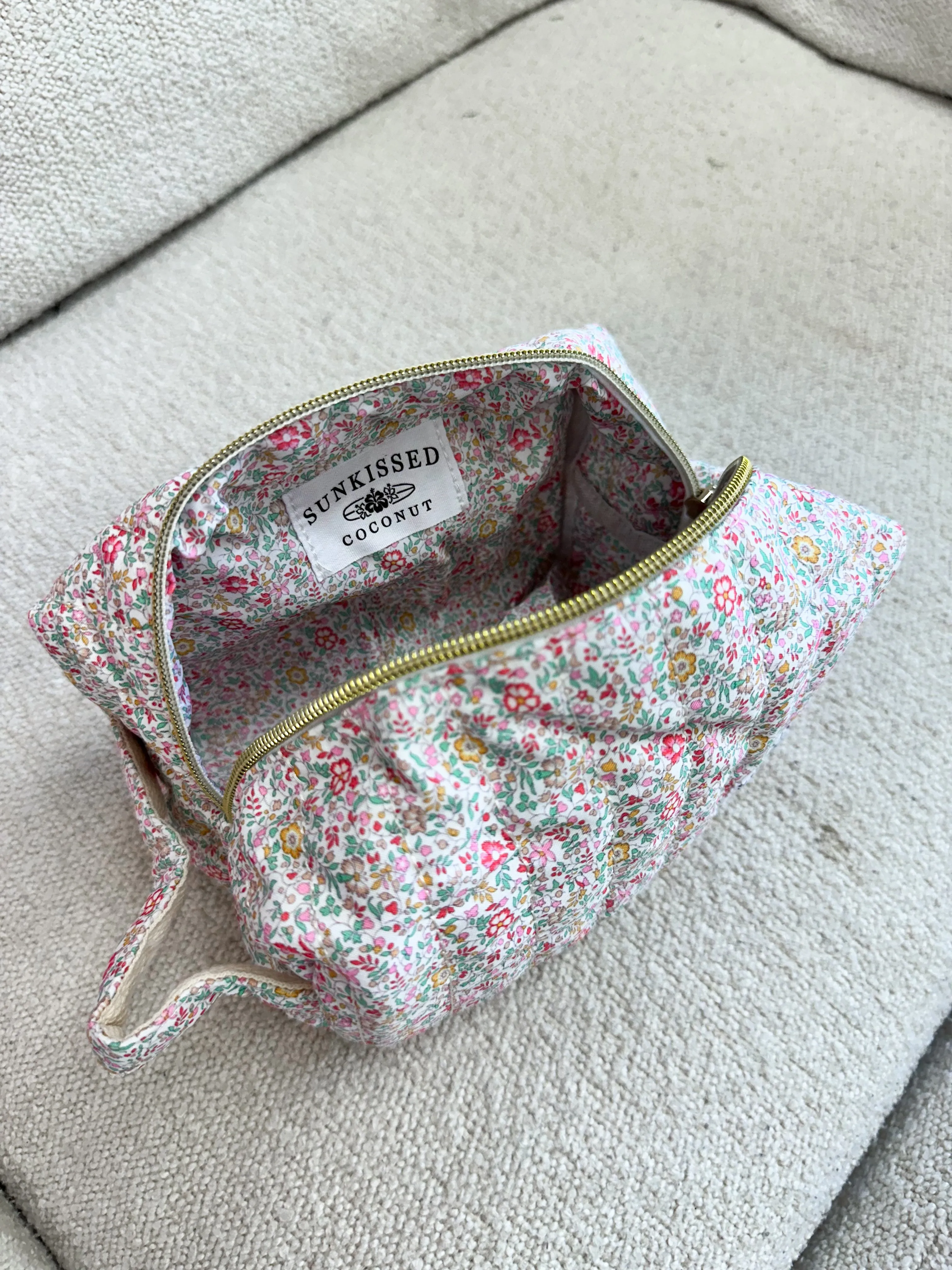 Medium Floral Day In The Park Handmade Handle Bag