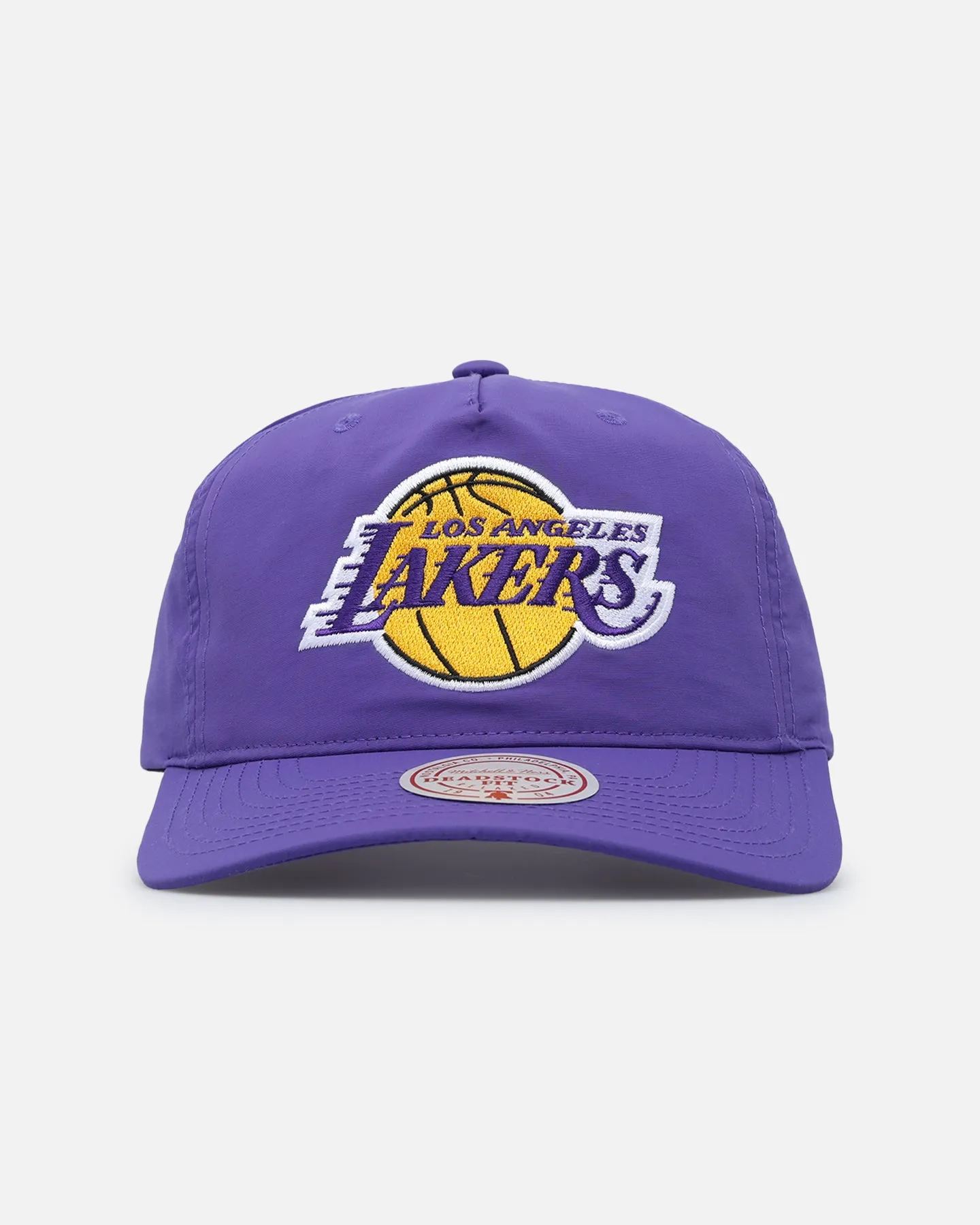 Mitchell & Ness Los Angeles Lakers Retro Matte Nylon Origins Snapback Purple