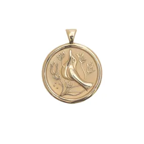 PEACE JW Original Pendant Coin in Solid Gold