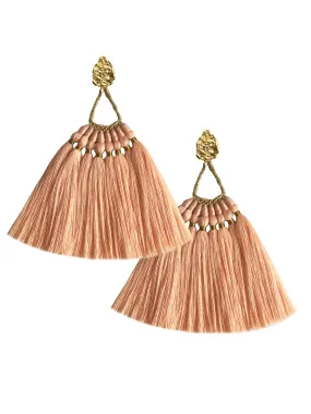 Peach Machu Pichu Earrings