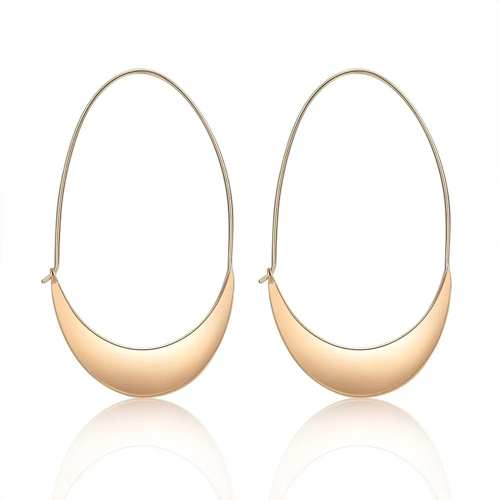 Personalized Non-Engraved Hoop Earrings