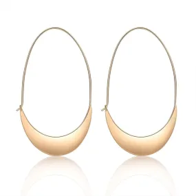 Personalized Non-Engraved Hoop Earrings