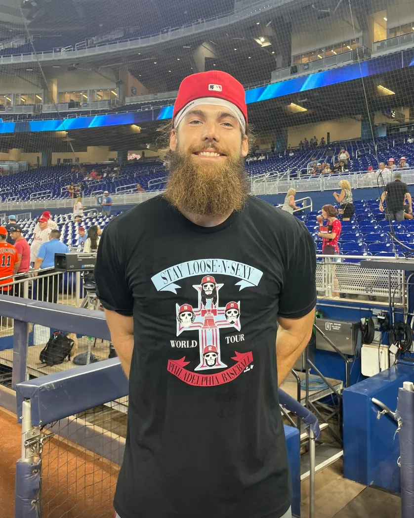 Philadelphia Baseball: Stay Loose 'N' Sexy Rock Band Tee