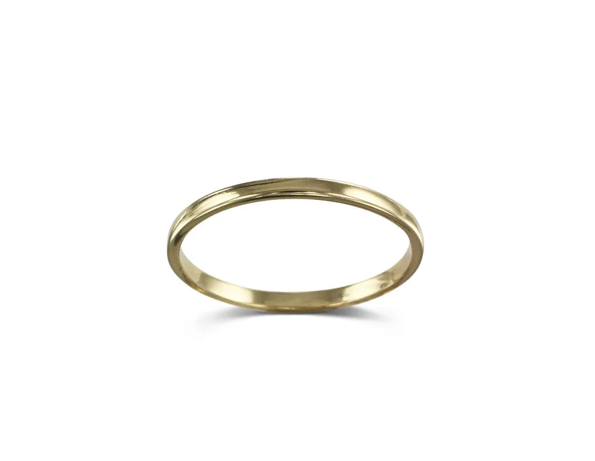 Polished Stacking Ring - Bronze