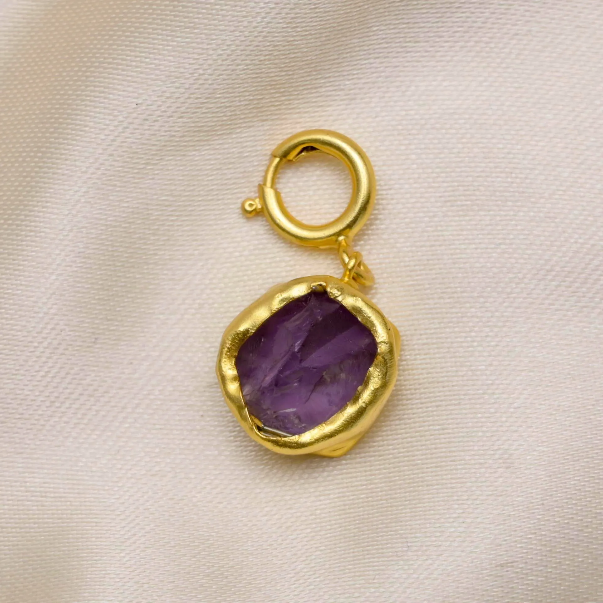 Power of Stone Amethyst Charm