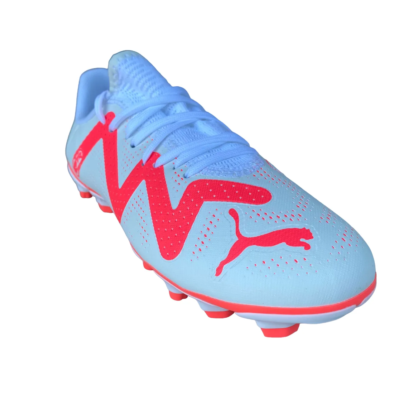 Puma boys' football boot Future Play FG/AG 107388 01 white-orchid