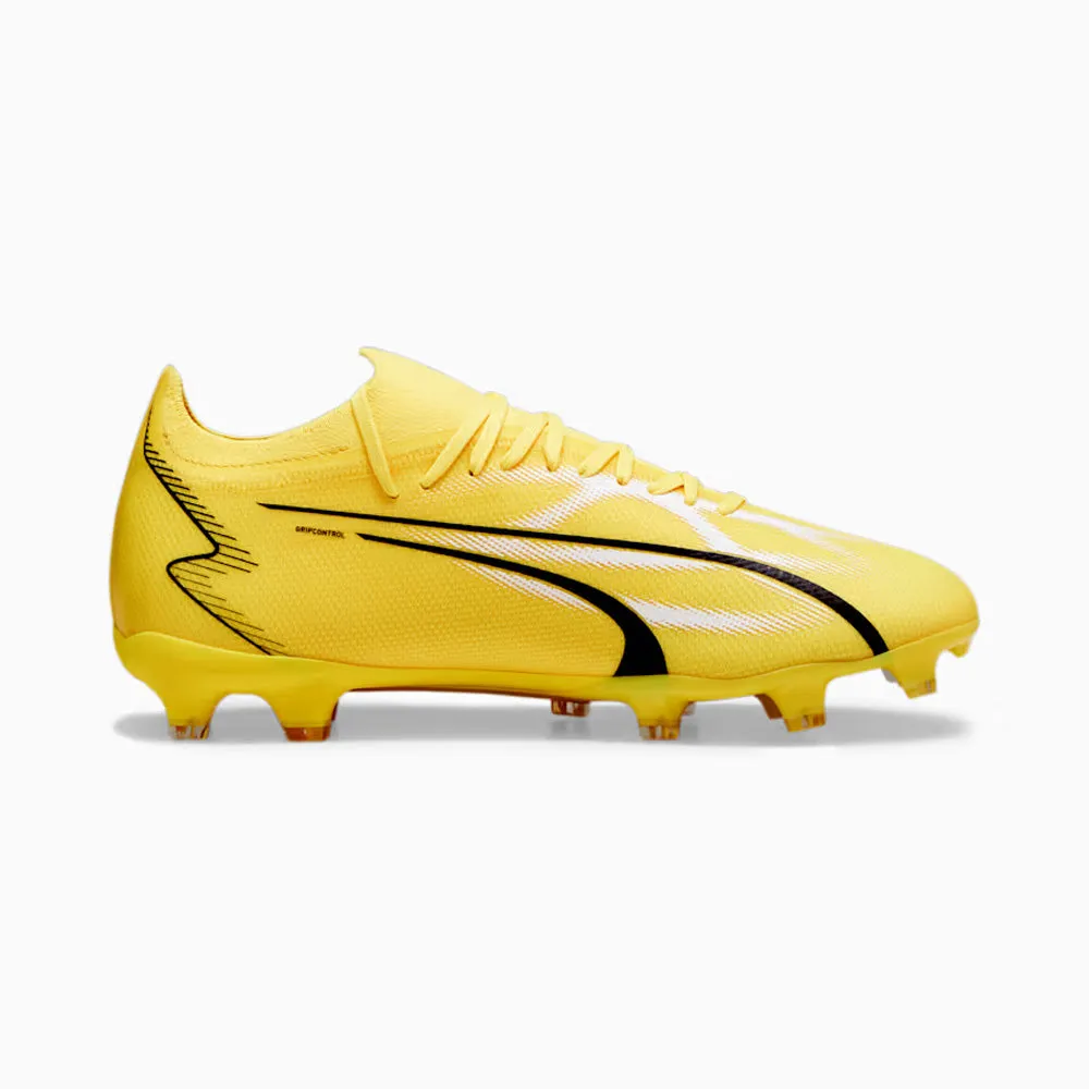 Puma Ultra Match FG/AG Football Boots (Yellow Blaze/White/Black)