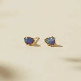 Purple Opal Studs