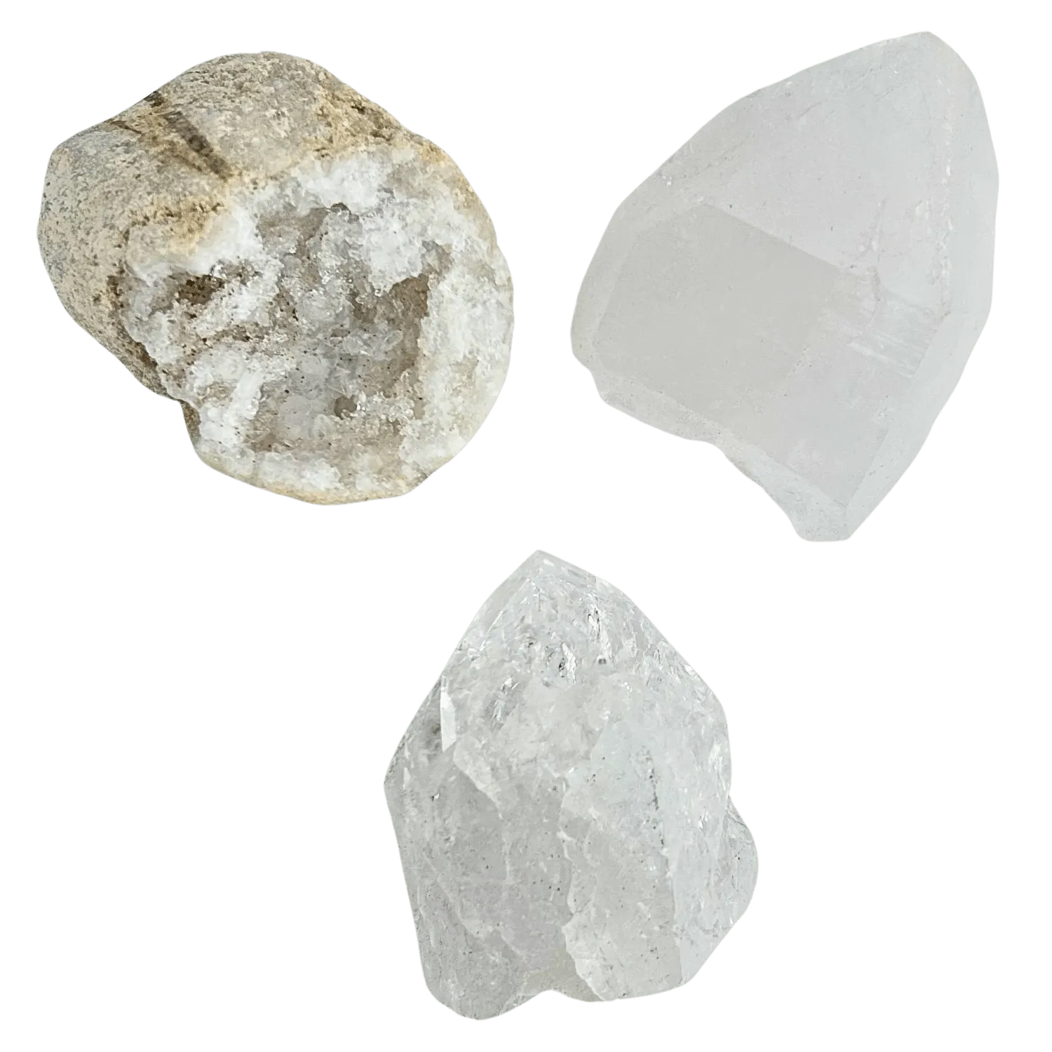 Quartz and Calcite Trio #272