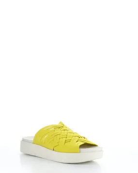 RISED YELLOW Slip-on Sandals