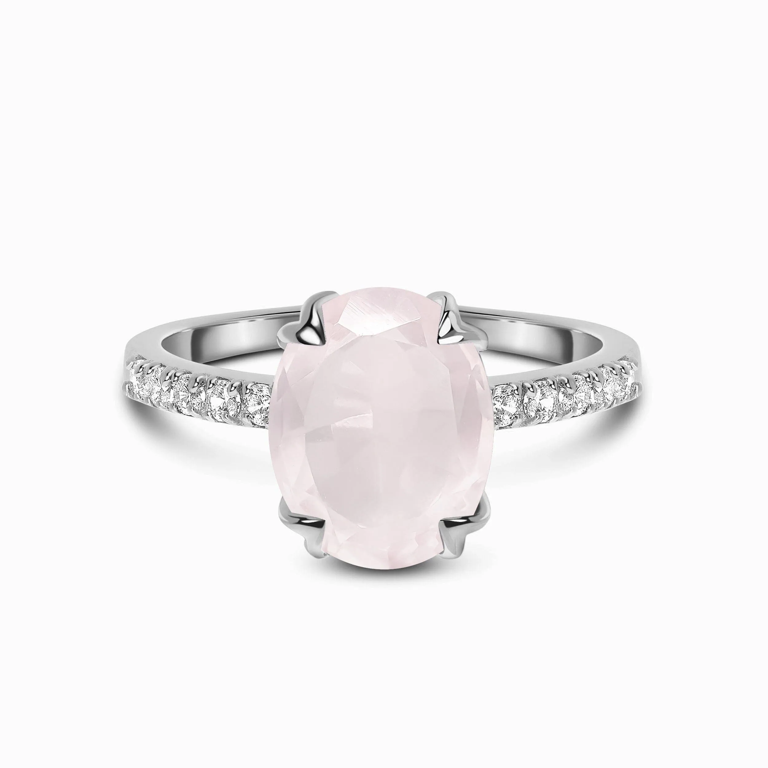 Rose Quartz Ring - Harlow