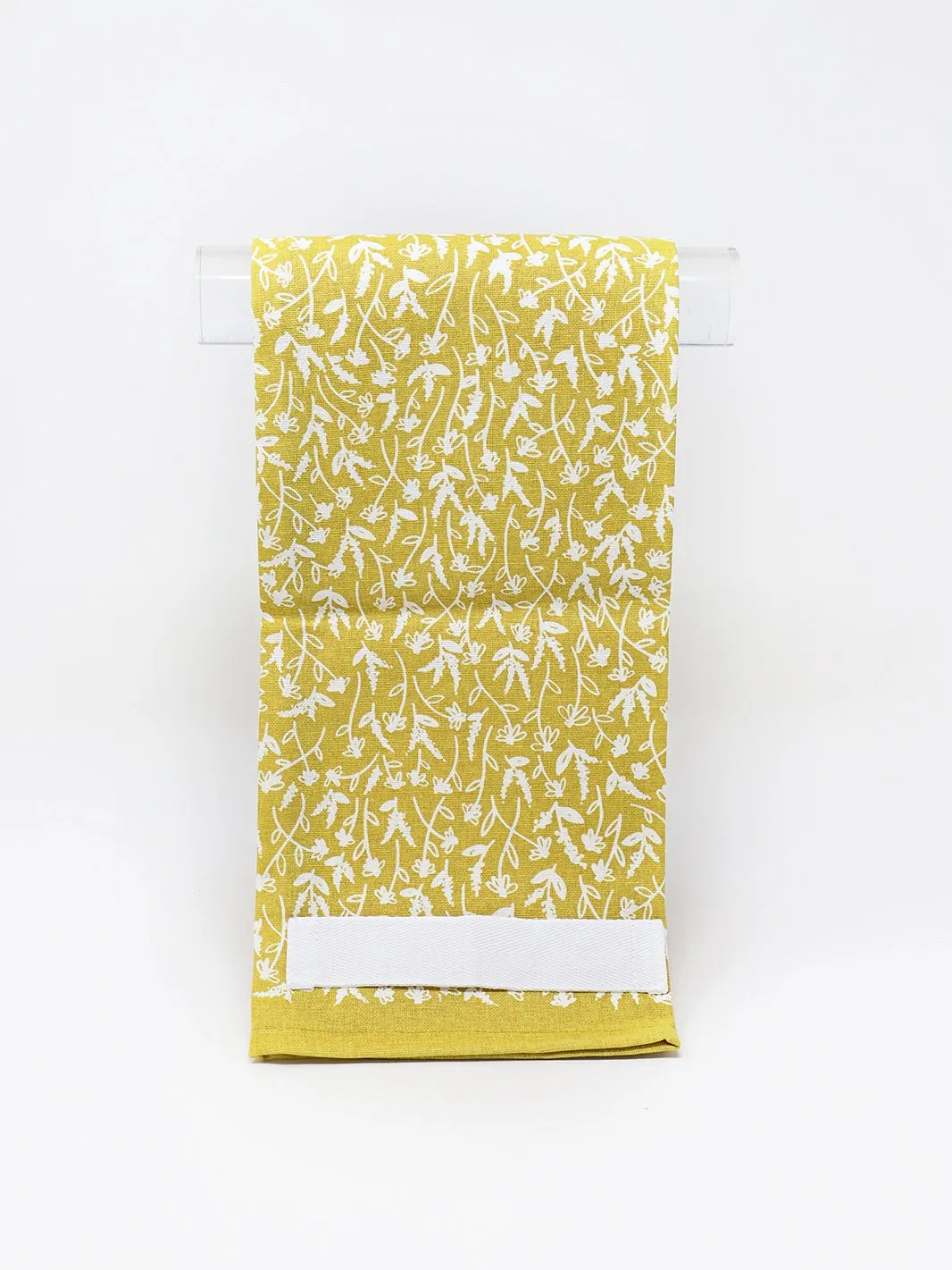 Rustic Floral Tea Towel