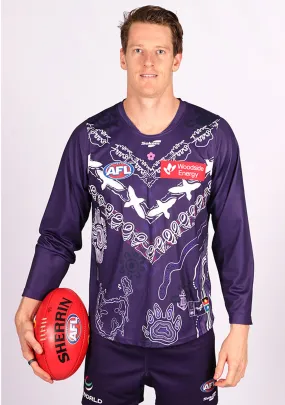 Sekem Fremantle Dockers 2023 Indigenous Home Replica Jumper LS <br> 93F401M04