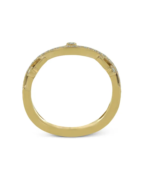 Simon G. - 18K Yellow Gold Stackable Right Hand Ring