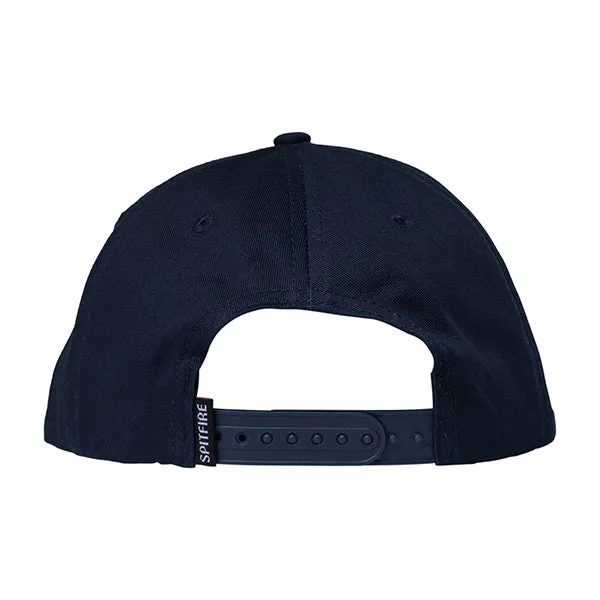 SPITFIRE BIGHEAD FILL SNAPBACK NAVY/RED