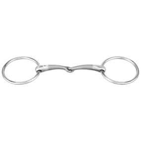 Sprenger Satinox Loose Ring Snaffle 12mm Stainless Steel Single Jointed 70mm Ring