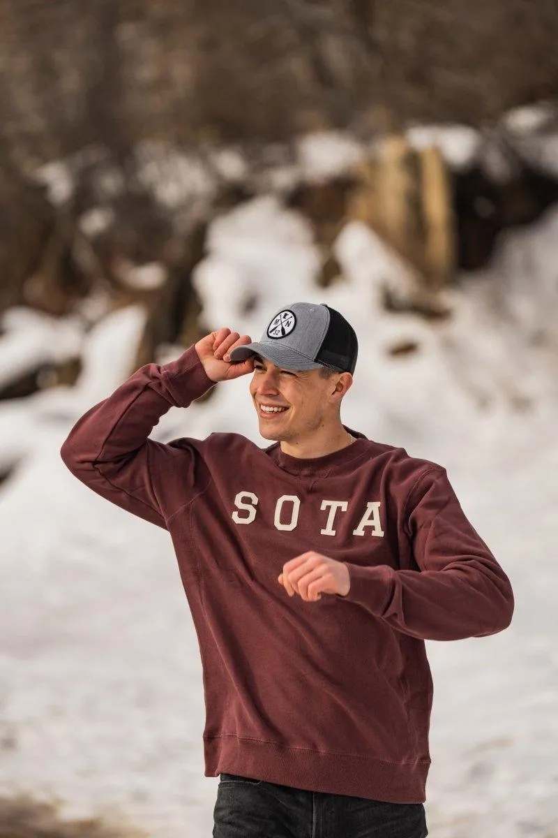 The Classic Gray/Black Mesh Snapback