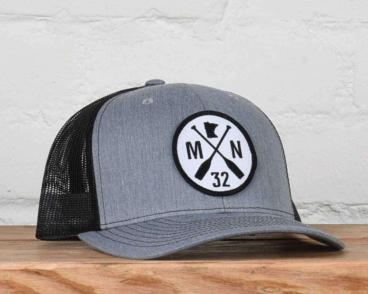 The Classic Gray/Black Mesh Snapback