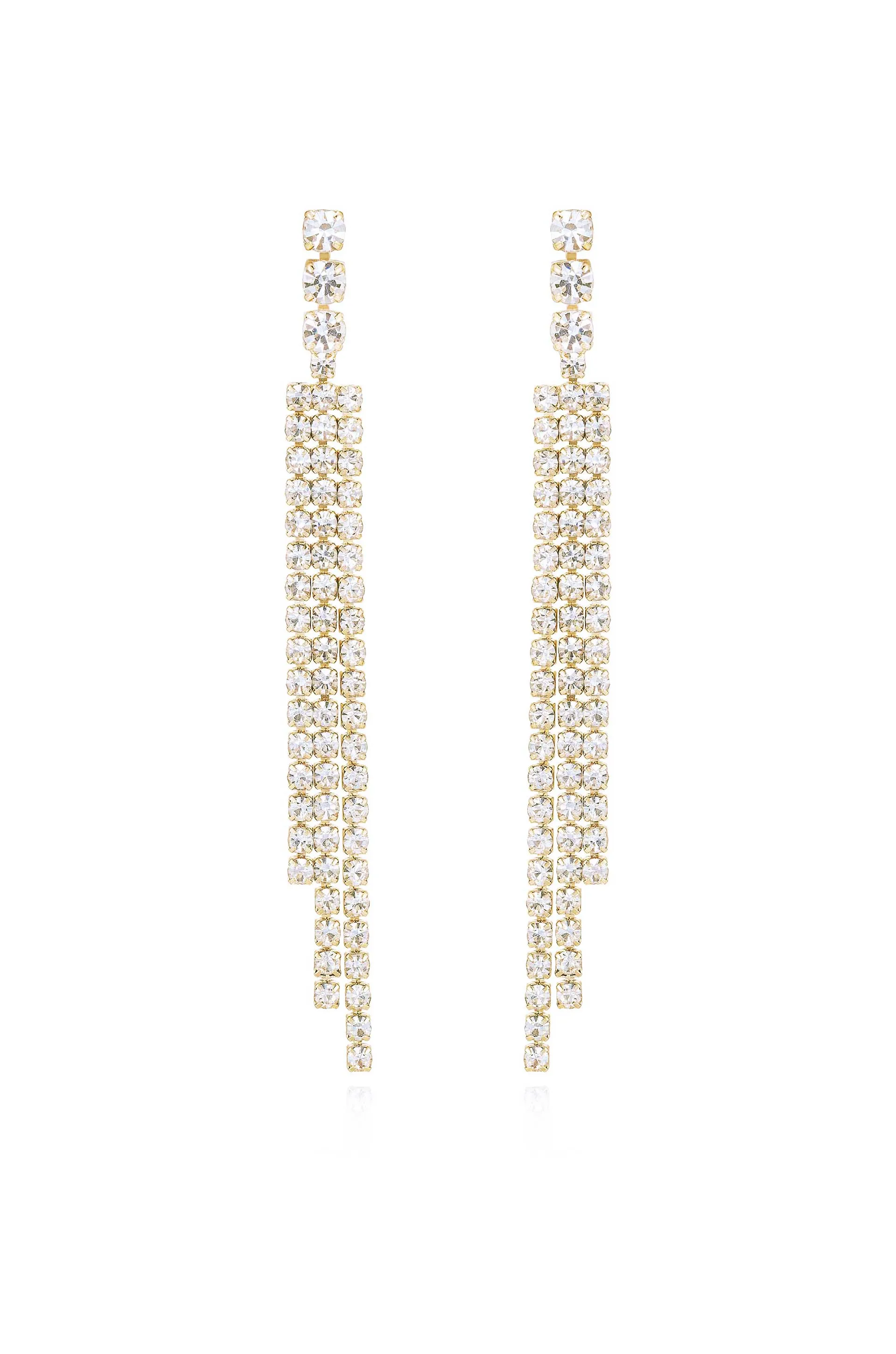 The Moment Crystal Dangle Earrings