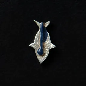 Tiny Fish Sterling Silver Nose Pin